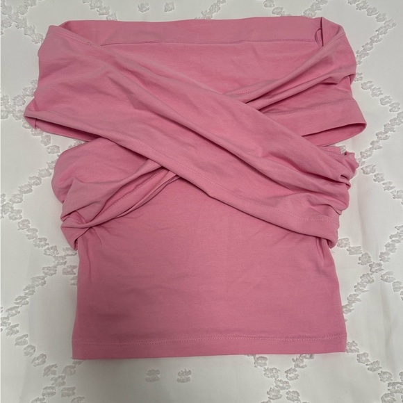 Zara Crossover off the shoulder top - Picture 2 of 6